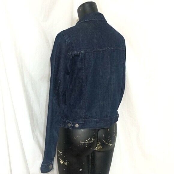 DRDenim Indigo Blue Denim Jean Jacket Size Small - Picture 6 of 8